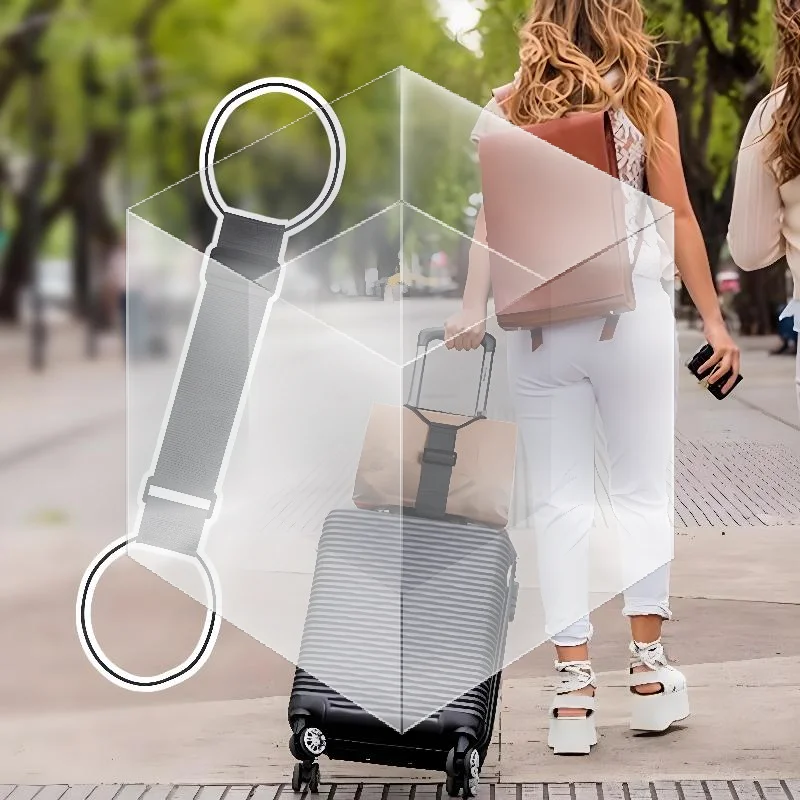 Compact Elastic Luggage Belt Adjustable for Easy Carry-on Security
