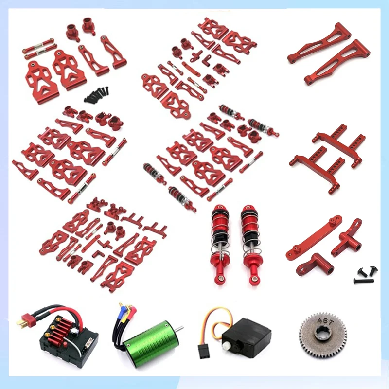 SCY 16101 16102 16103 16201 16101 Pro JJRC Q130 Pro RC Car 1:16 Red Upgraded Metal Spare Parts Model 4WD/Original Spare Parts