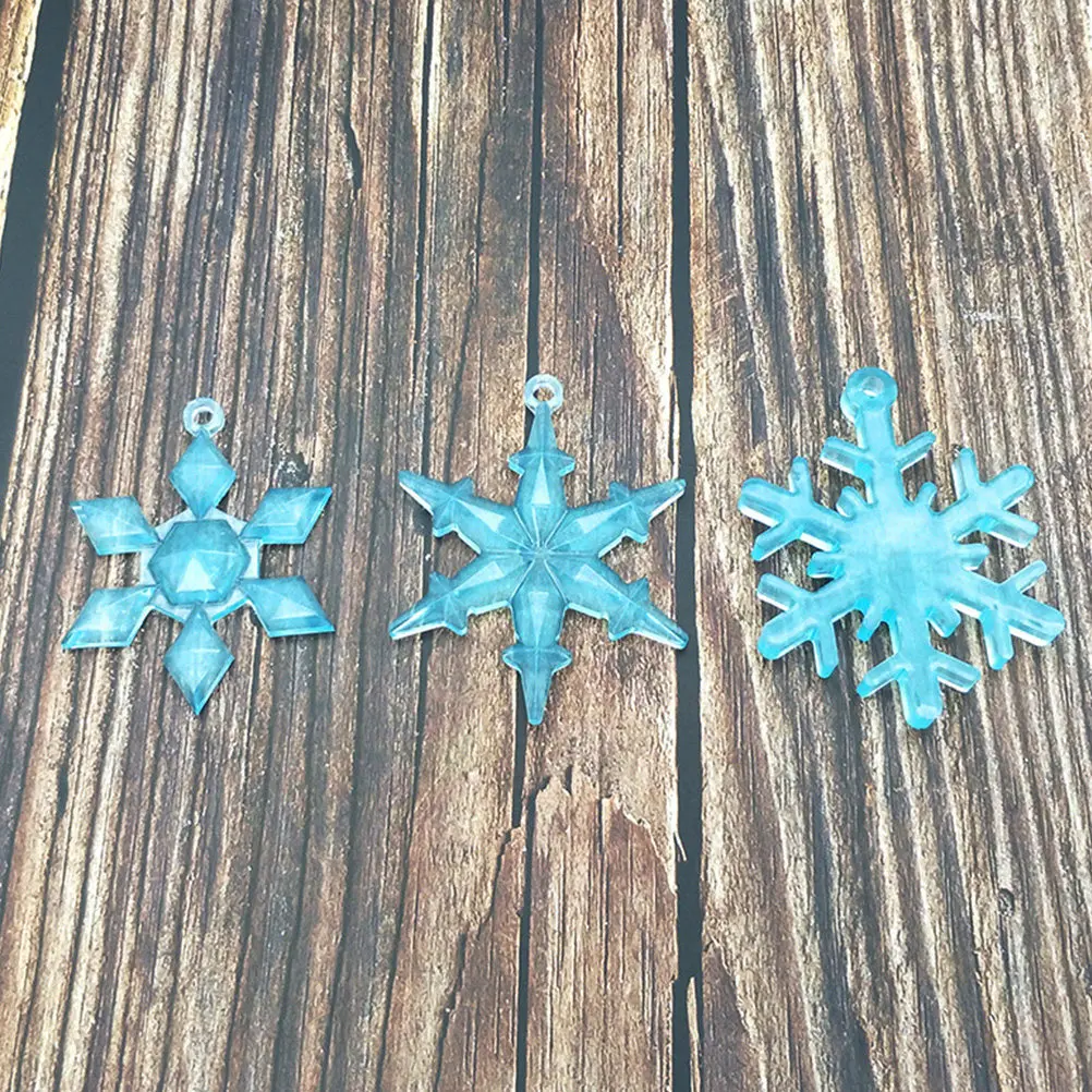 

6Pcs Premium Silicone Snowflake Molds Reusable Mirror Surface DIY Epoxy Resin Mold for Craft Accessories Art Craft Mold Silicone