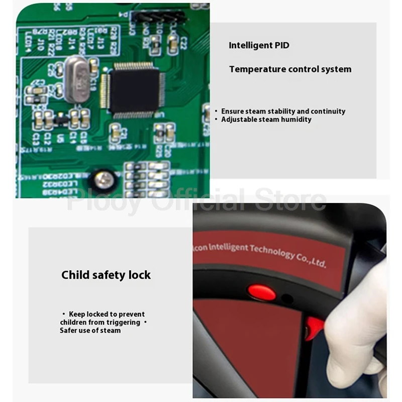 ماكينة غسيل السيارات بخلاصة بخاخ البخار الصناعي متعددة الوظائف 3Kw 120-160 ℃   ضغط 5Bar 17Kpa لتنظيف محرك المفروشات #6