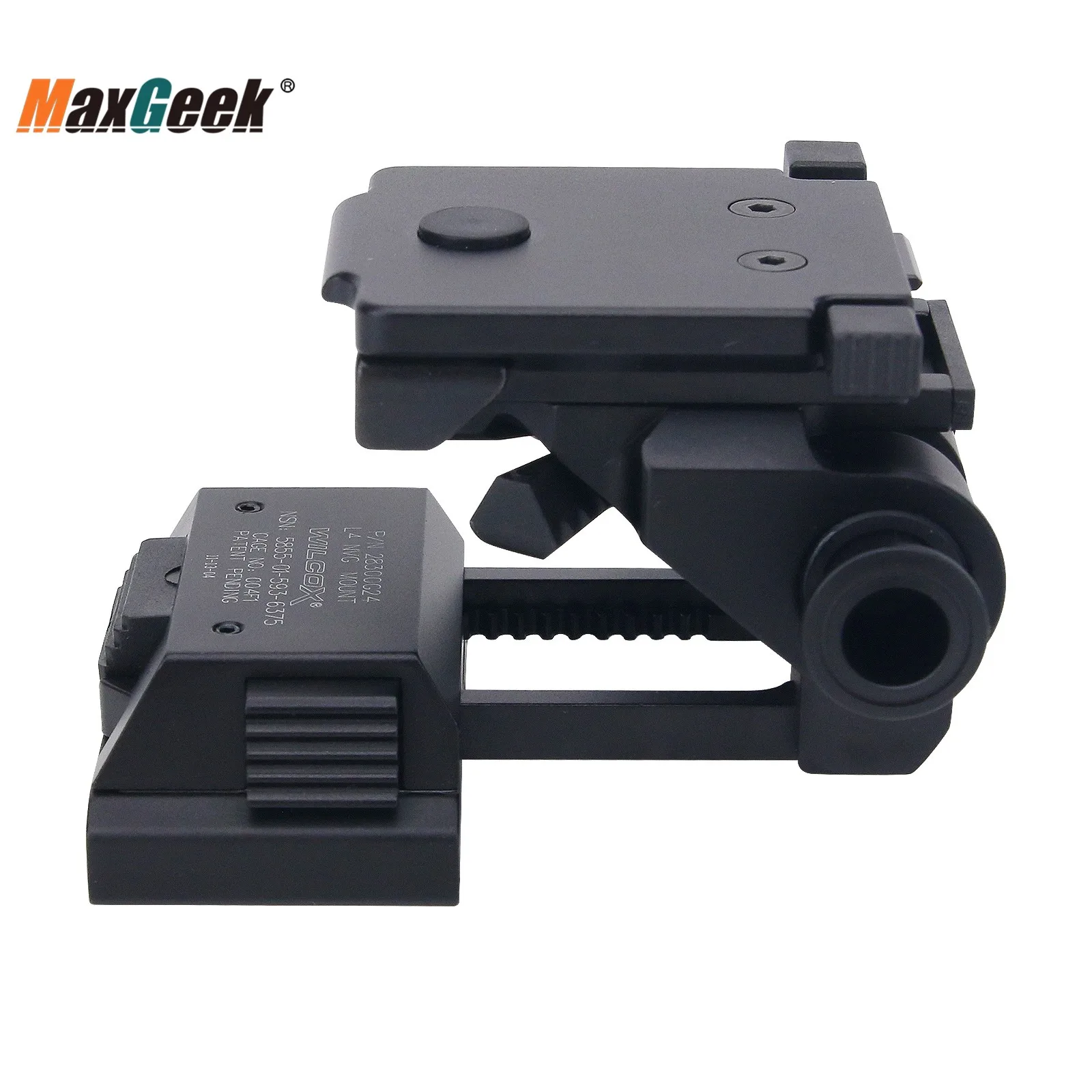 MaxGeek L4G24 NVG Helmet Mounting CNC Holder PVS15 PVS18 Night Vision Telescopic Seat Quick Disassembly Accessories