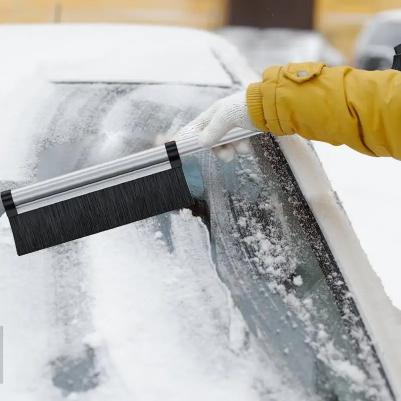 車の多機能スノーショベル、回転可能、伸縮式、除雪、自動フロントガラス、霜取り、アイススクレーパー、除氷、クリーニングツール