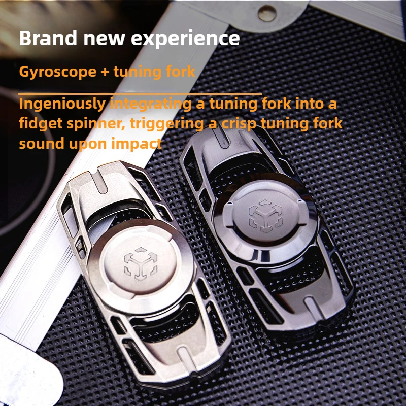 Matrix EDC Ascolto Meccanico Diapason in Metallo Giocattolo di Decompressione Giroscopio con Punta delle Dita Magnetico Cavo