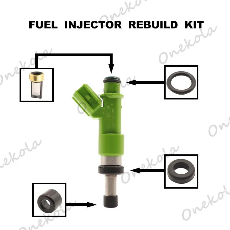 Fuel Injector repair kit Orings Filters for Toyota Hilux Vigo 2TRFE Land Cruiser Lexus 23250-0c020 23209-0c020