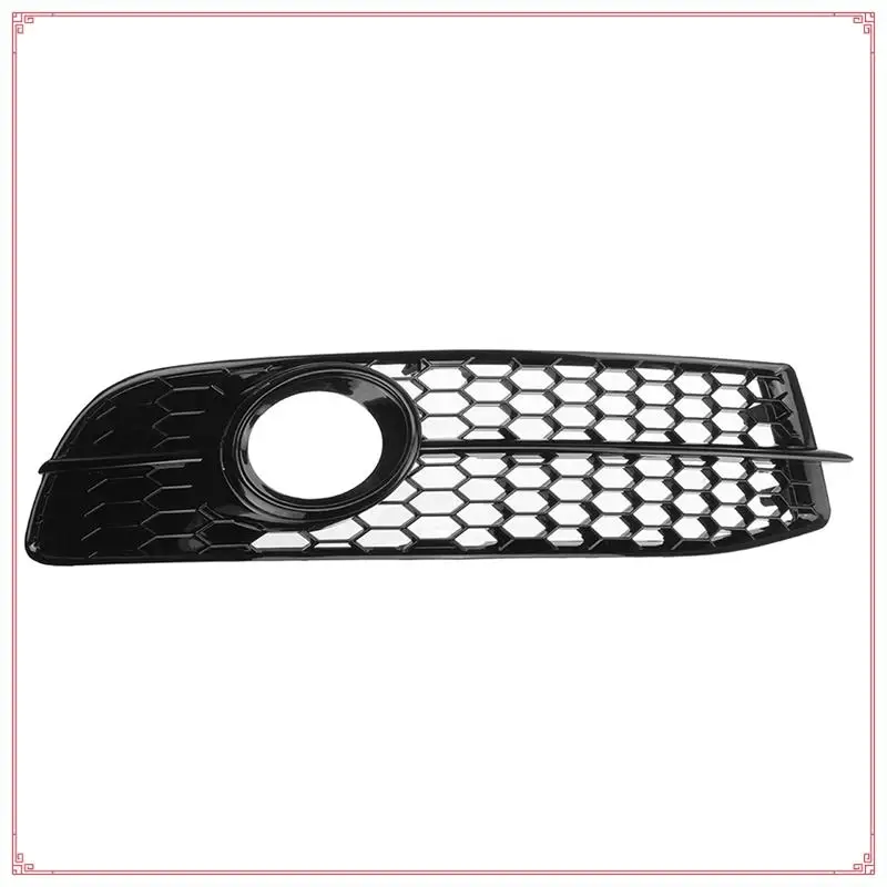 

Car Front Bumper Fog Light Lamp Grille Cover Accessories For A6 C6 S-Line 2008-2011 Silver 4F0807681Q01C 4F0807681Q02C