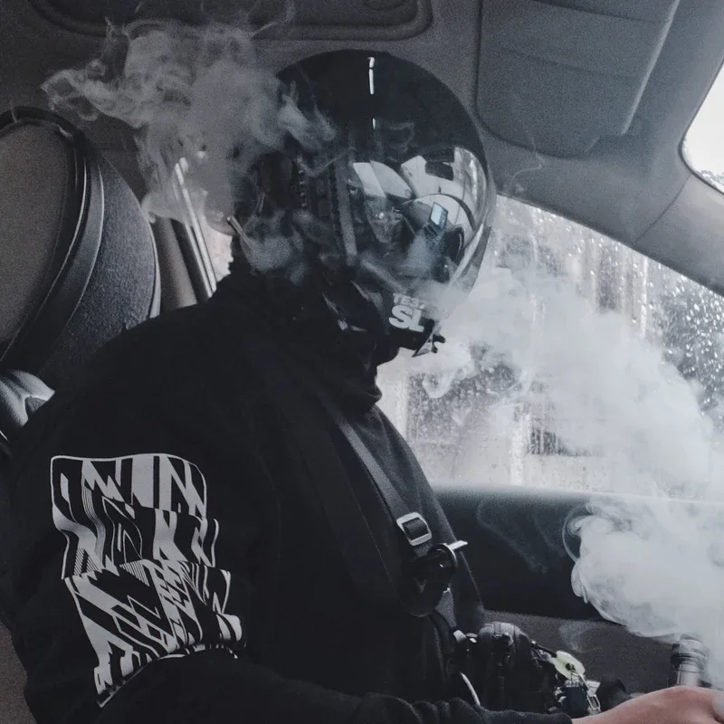 Зеркальная маска-трансформер для косплея, Черный Самурай в стиле киберпанк, DJ, подходит для дневных фотографий, музыкальный фестиваль, подарок на Хэллоуин