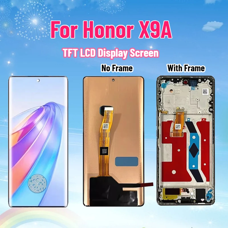 

TFT Display for Honor X9A LCD Display Touch Screen Digitizer Assembly for Honor X9 A DIsplay Screen Replacement