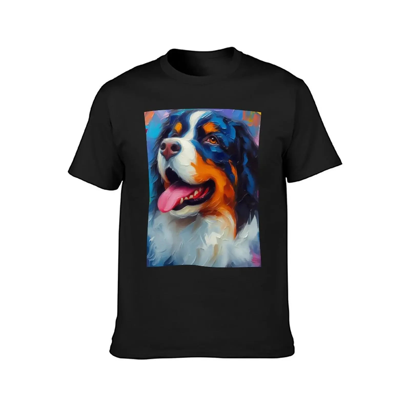 The Bernese Mountain Dog Affection T-shirt quick-drying plus size tops oversized mens graphic t-shirts big and tall