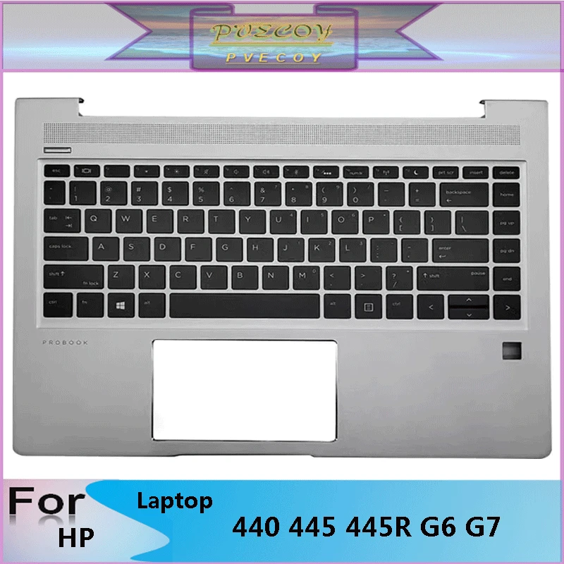 

New Original For ProBook 440 445 445R G6 G7 ZHAN 66 PRO 14 G2 G3 Laptop Palmrest Case Keyboard US English Version Upper Cover