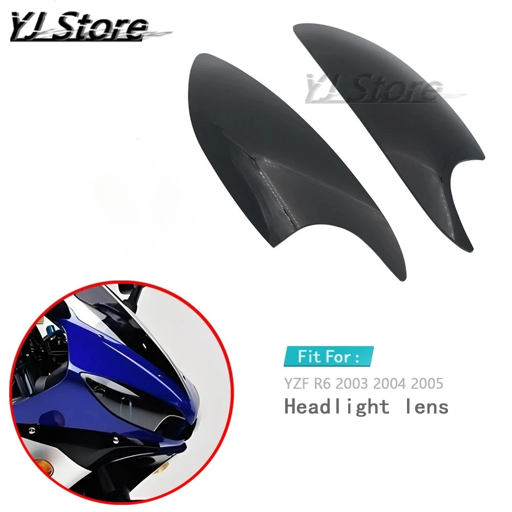 

Подходит для Yamaha YZF R6 YZF-R6 2003 2004 2005, защитная крышка для фар мотоцикла, защитный чехол для объектива