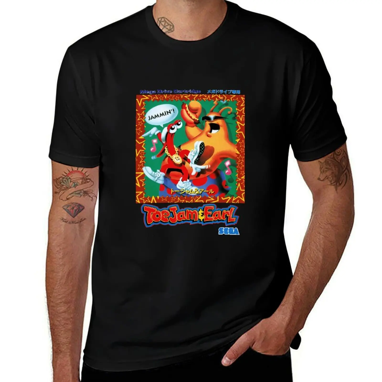 ToeJam & Earl T-Shirt Daily Work Short Sleeve Top T-Shirt