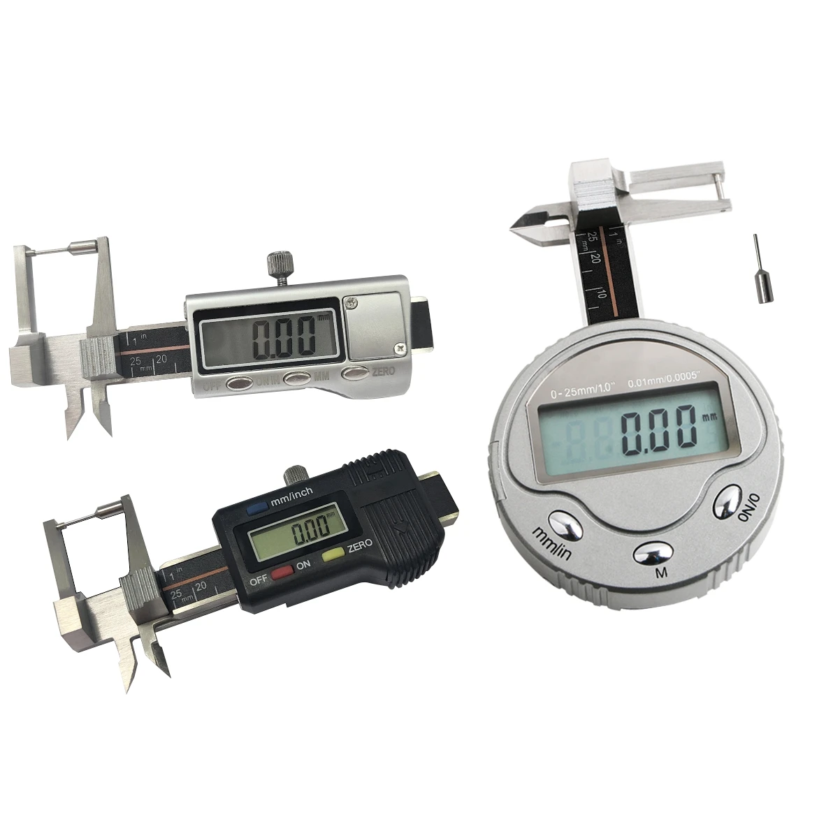 

Gemstone Digital Gauge with Jewelry Pin Attachment Measure Tools High Quality Mini Pocket Diamond Caliper 0-25mm 0.01mm LYSUZ