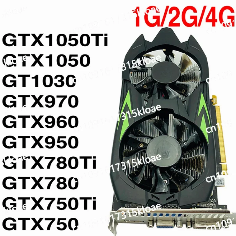 GTX1050TI graphics card 970 960 750Ti 1030 2G 4G upgrade installed computer