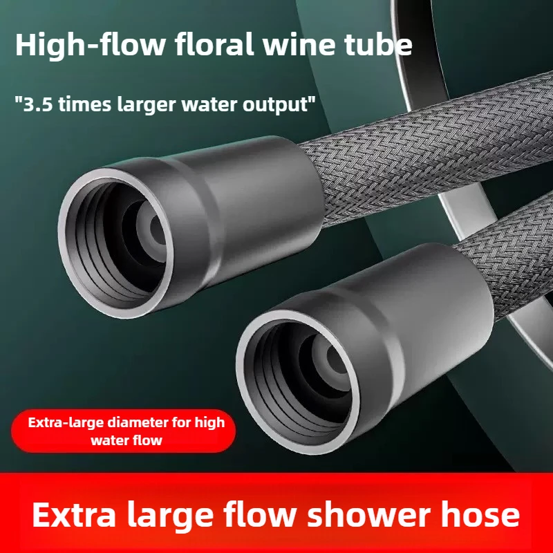 

1,5/2 м гибкий душевой шланг, универсальный GI/2 с защитой от намотки, ручная труба для ванной комнаты, водопровод, ванна, душ, нейлоновые аксессуары для трубок