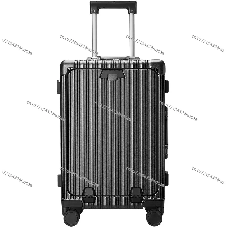 

18-Inch Front Multi-Function Aluminium Frame Luggage, Charging and with Water Cup Holder Luggage