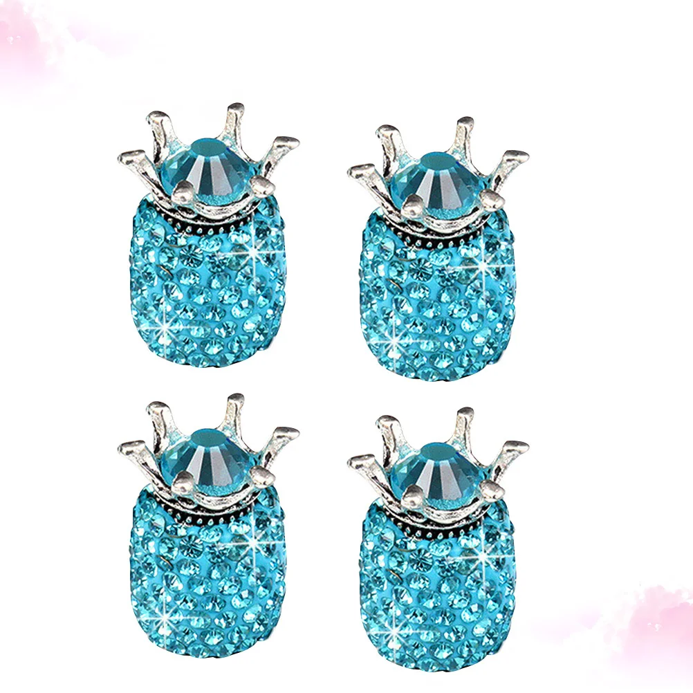 

4 шт. колпачки для шин с алмазным дизайном, точное литье, не ржавеют, надежная защита от снега и грязи, идеально подходят для шин