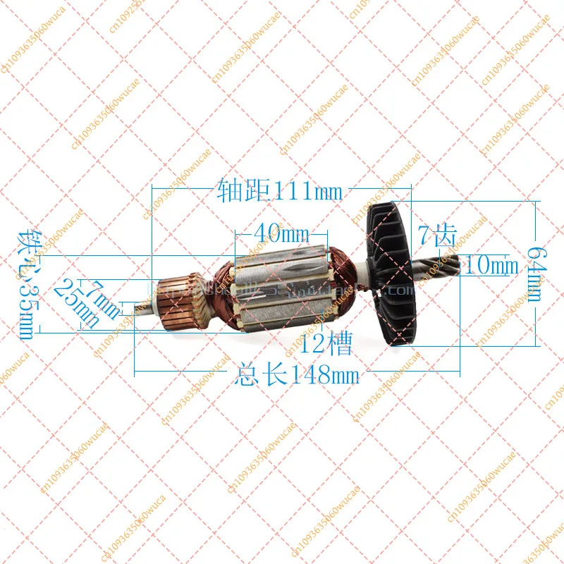 220V/240V Armature Rotor anchor stator field motor replacement For Makita  HR2800 HR2810 HR2811FT HR2811F electric hammer