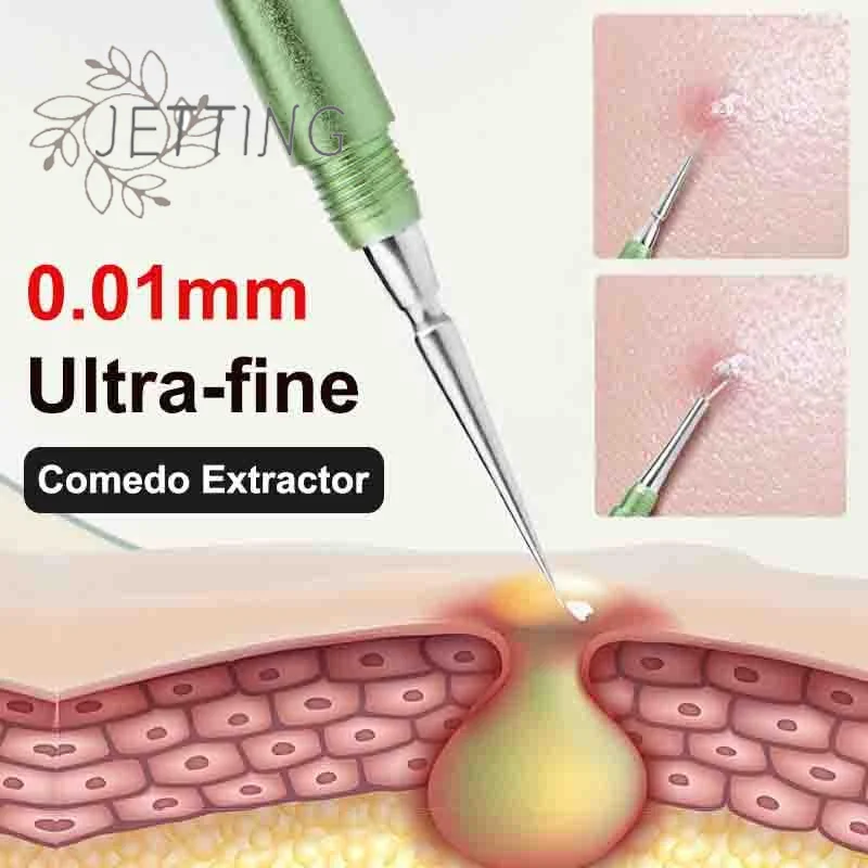 Hot 1Pc Mitesser Komedonen Akne Pickel Blemish Extractor Remover Edelstahl Nadel Entfernen Werkzeuge Gesicht Hautpflege Poren Reiniger