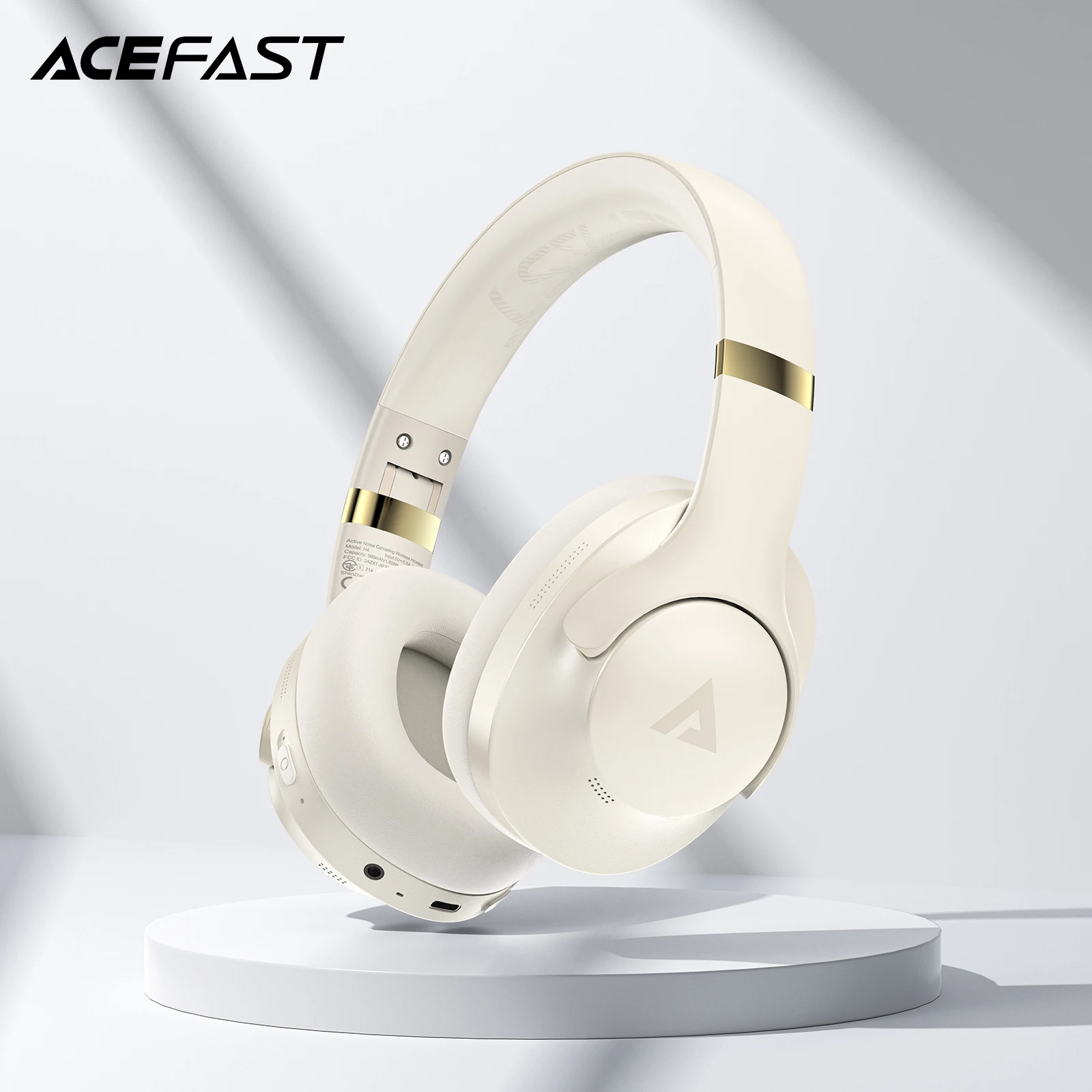 

ACEFAST Original H4 ANC Active Noise Canceling Wireless HiFi Headphone 40MM Speaker Over Ear Bluetooth 5.3 Music HiFi Earphones