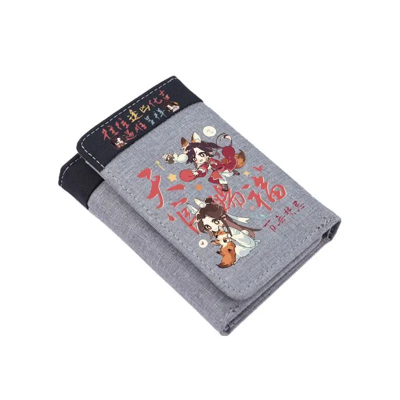 Tian Guan Blessing Anime Merchandise Student Ins Style Female 70% Off Two-Dimensional Cartoon Small Wallet Card Holder Anime