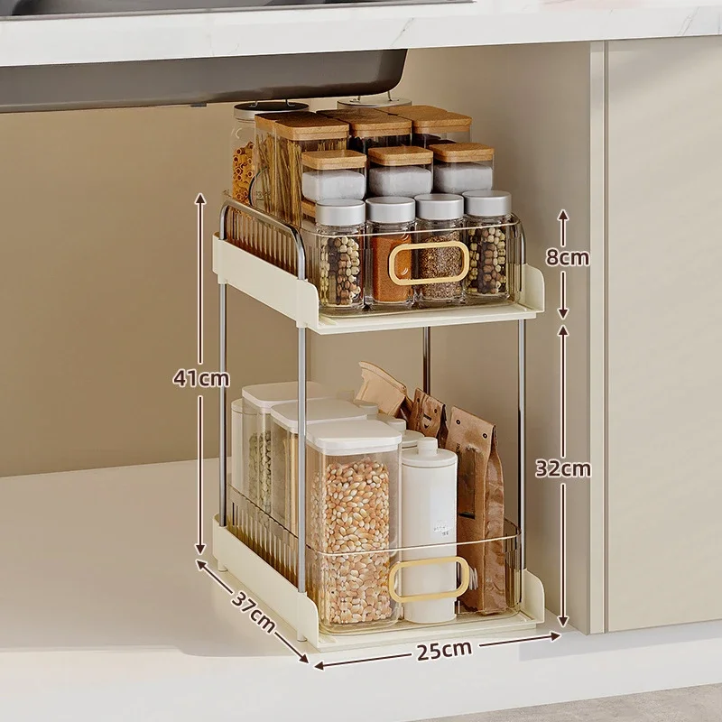 Kitchen accessories Useful Things for Home Cutlery Organizer & Organization Item Products Shelf Kitchen Spice Storage Rack