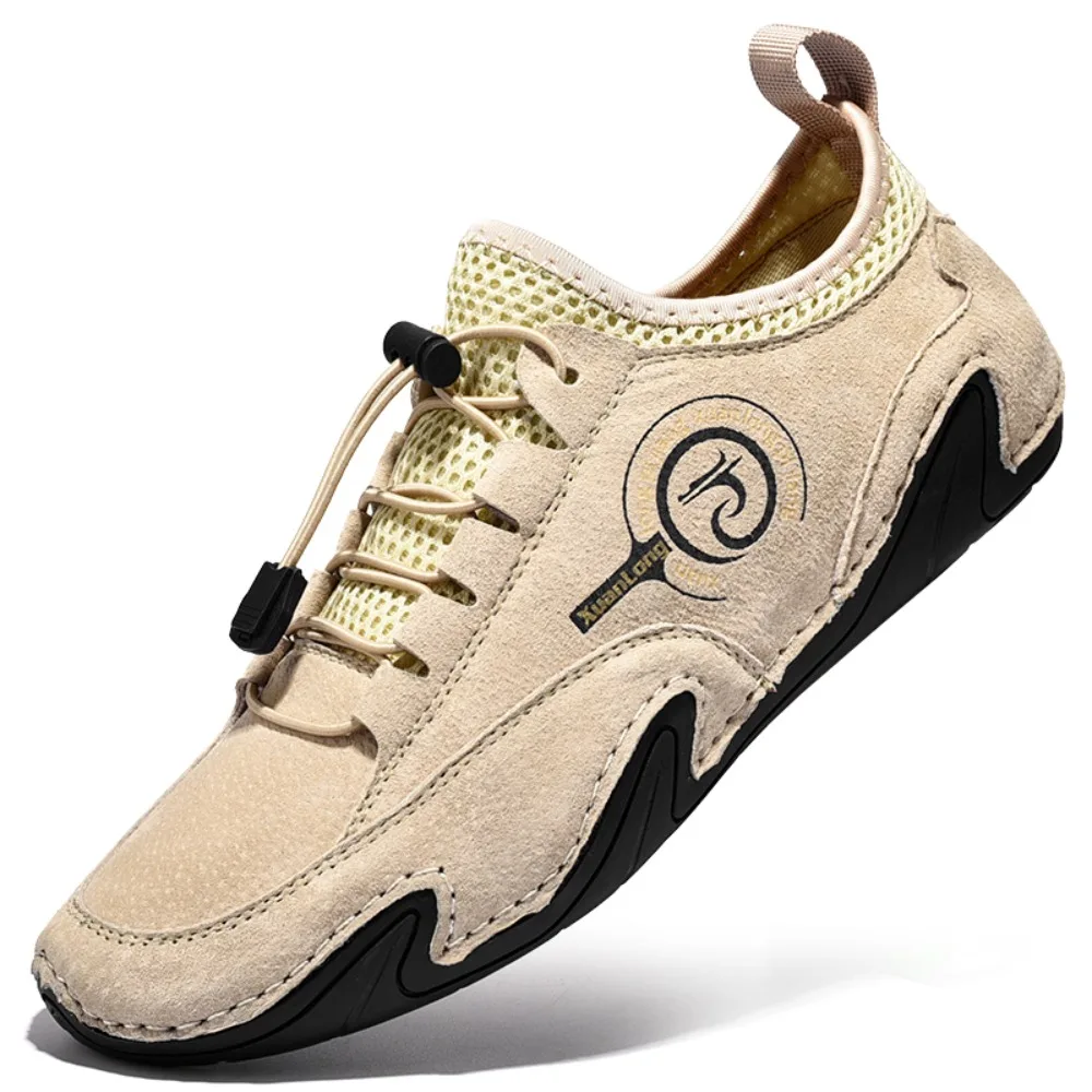 

Мужские повседневные кожаные кроссовки 2026 года: модные, удобные, нескользящие, износостойкие, для города и активного отдыха