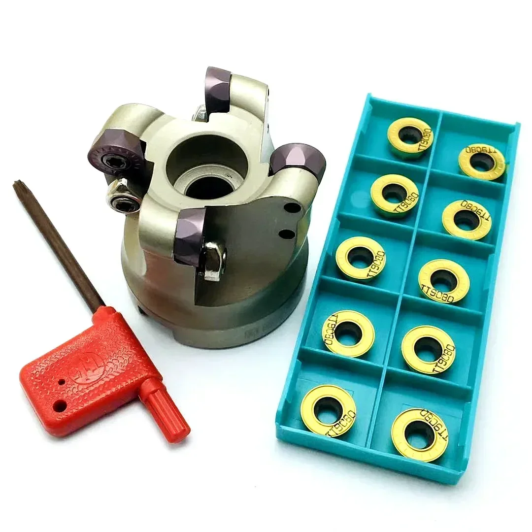 EMRW 6R 50 22 EMRW 6R 63 face milling cutter indexable milling tool holder CNC lathe machine tool for RPMT1204 turning inserts view 4