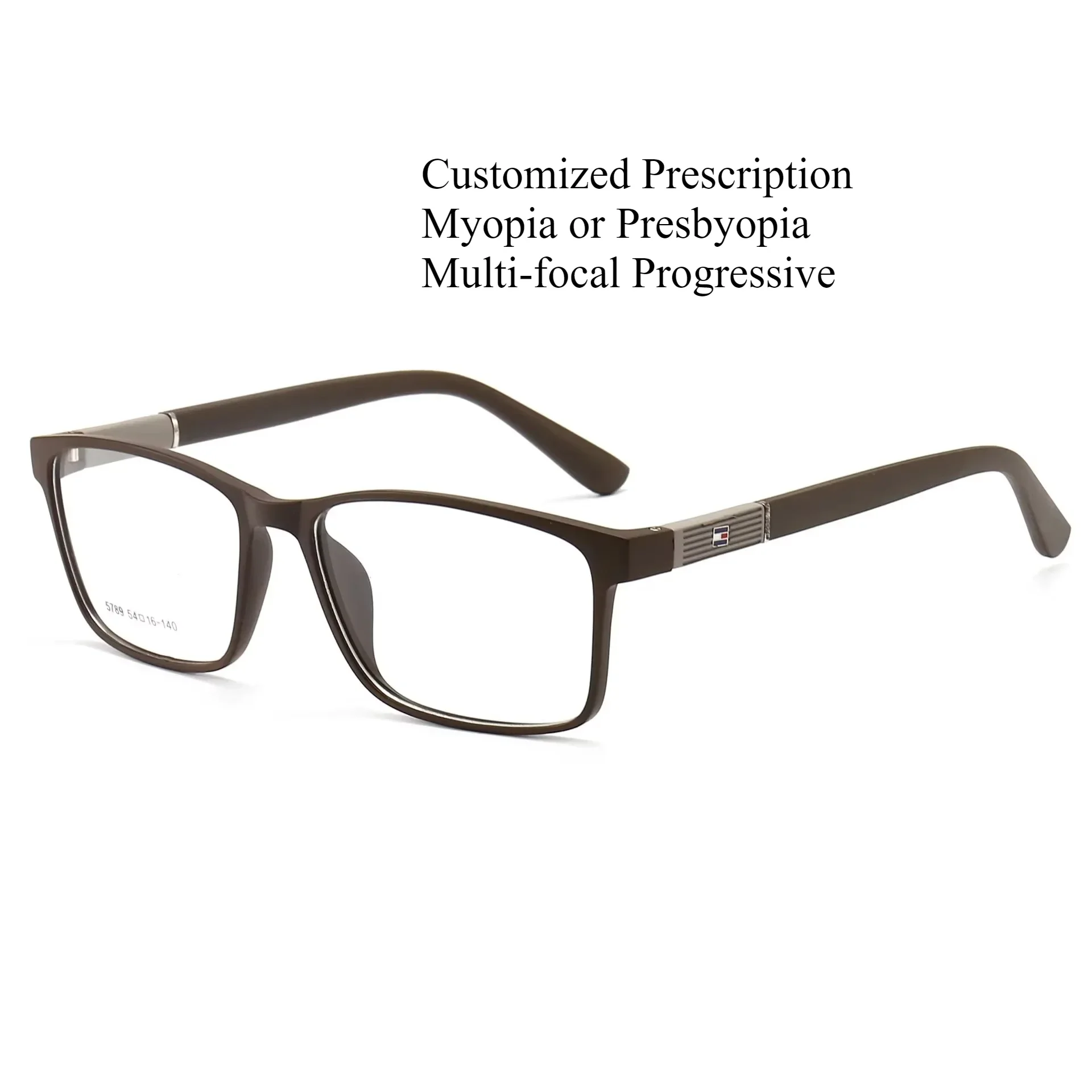 Lunettes de lecture photochromiques pour myopie, Prescription personnalisée pour hommes et femmes, monture TR90, lentille progressive multifocale