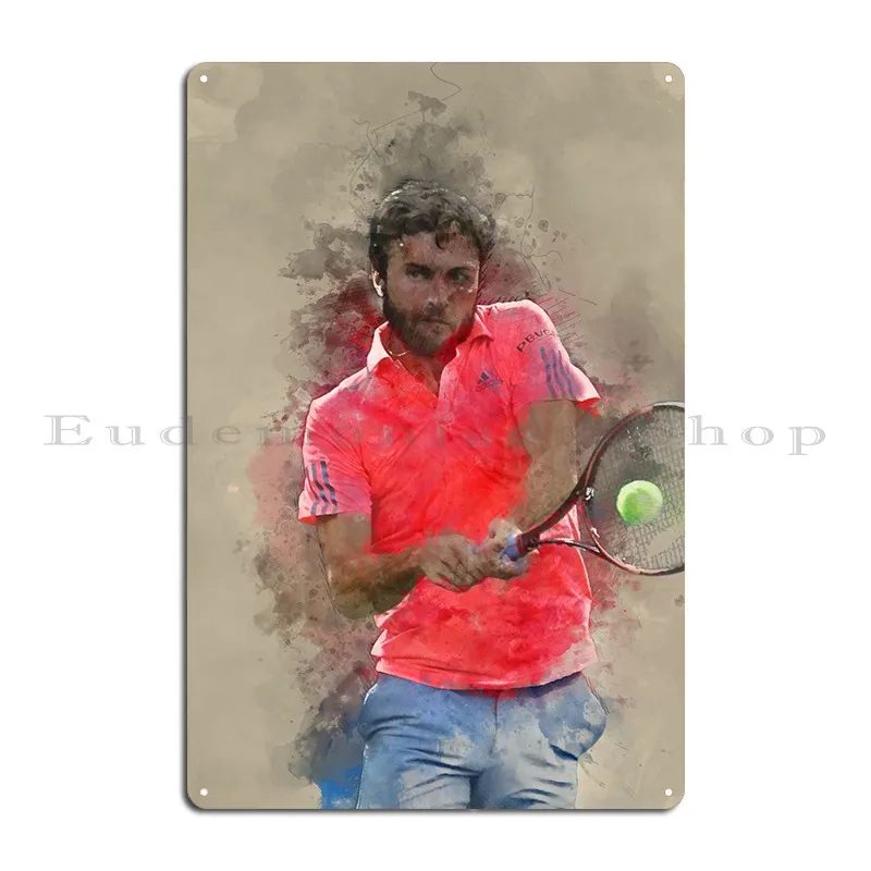 Gilles Simon Metal Sign Pub Club Wall Plaque Design Living Room Tin Sign Poster