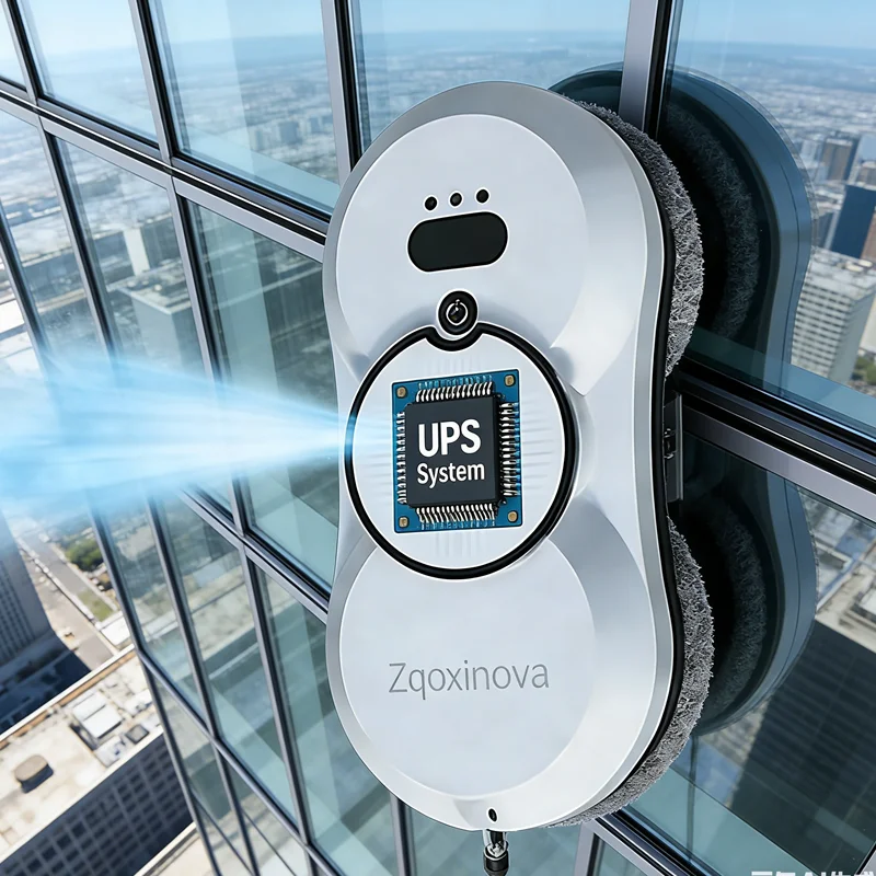 Water Spray Home Window Cleaning Robot With Tank Smart Window Glass Vacuum Cleaner One-key Glass Wall Cleaning Machine