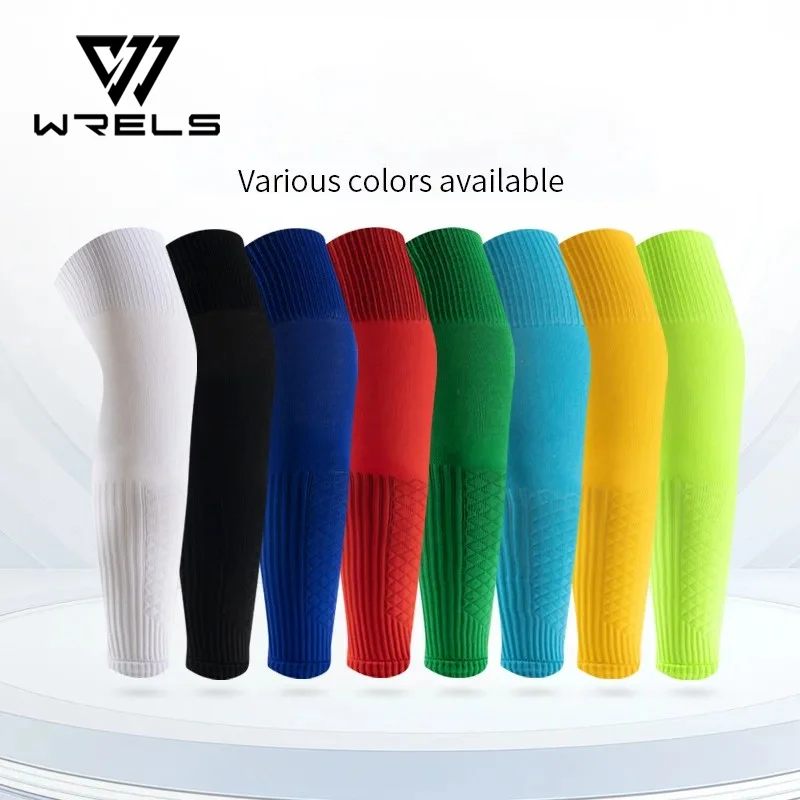 

Knee-High Compression Protective Socks Football Basketball Sweat Absorption Knitted Breathable No-Cuff Pressure Fixed Leg Covers