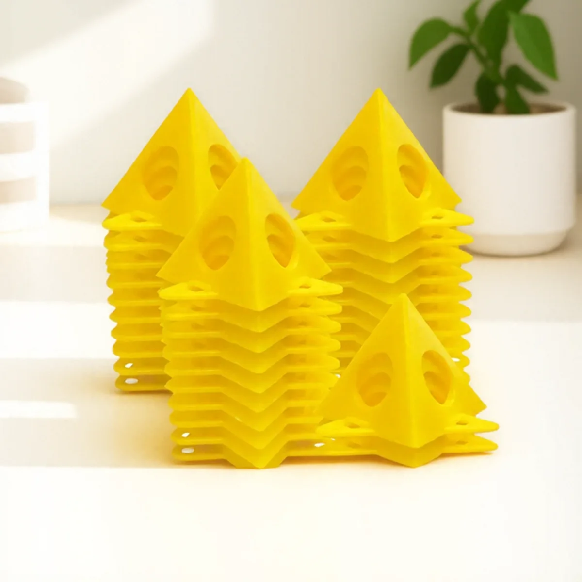 10 قطعة مثلث رذاذ اللوحة الخشب مجلس حامل داعم وسادة للقدم البلاستيك مخروط النجارة الطلاء الوقوف #1