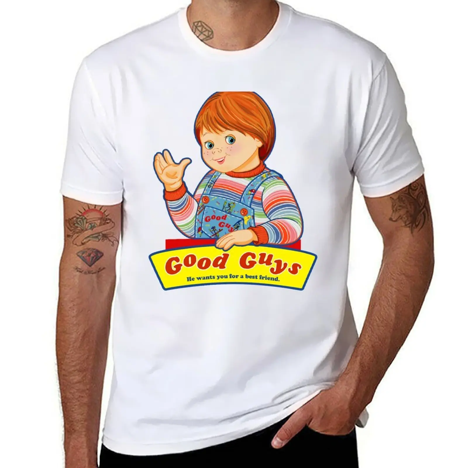 

Good Guys - Child's Play - Chucky T-Shirt cotton t shirts man 100% cotton t shirt man T-Shirt