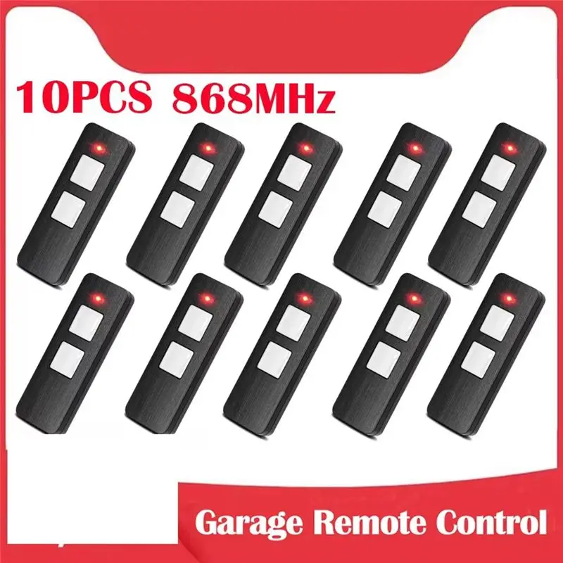 For SOMMER Pearl 4018V000 4/4015862001900/S10019-0001 Garage Door Remote Control 868Mhz Garage Openers- 10PCS Kit-A32R
