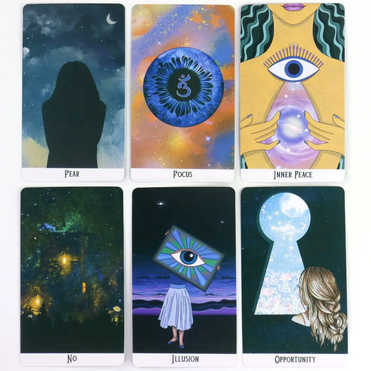 Mystic Soul Oracle 10.3*6cm 60 Cards In This Deck for Self-reflection and Guidance