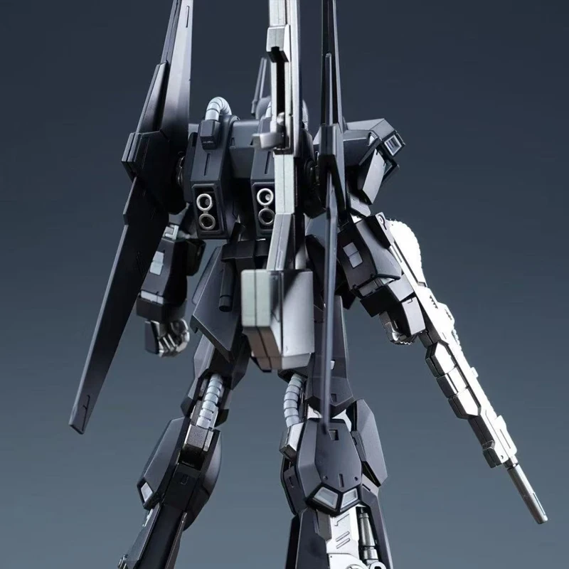 Hg 1/144 hyaku shiki folha de metal pulverização preto whitehg mech kit modelo montagem figuras ação desktop bonecas decorativas brinquedo presente