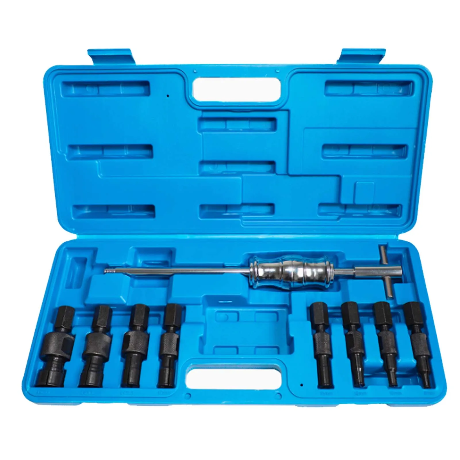 

9PCS Inner Bearing Puller, Blind Hole Kit Slide Hammer Pilot Bub Bearing Extractor Removal Kit