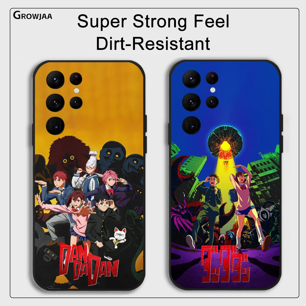 Anime D-Dandadan Phone Case for Samsung Galaxy S24 Ultra S22 S23 Ultra S21 S20 5G Protective Silicone TPU Funda