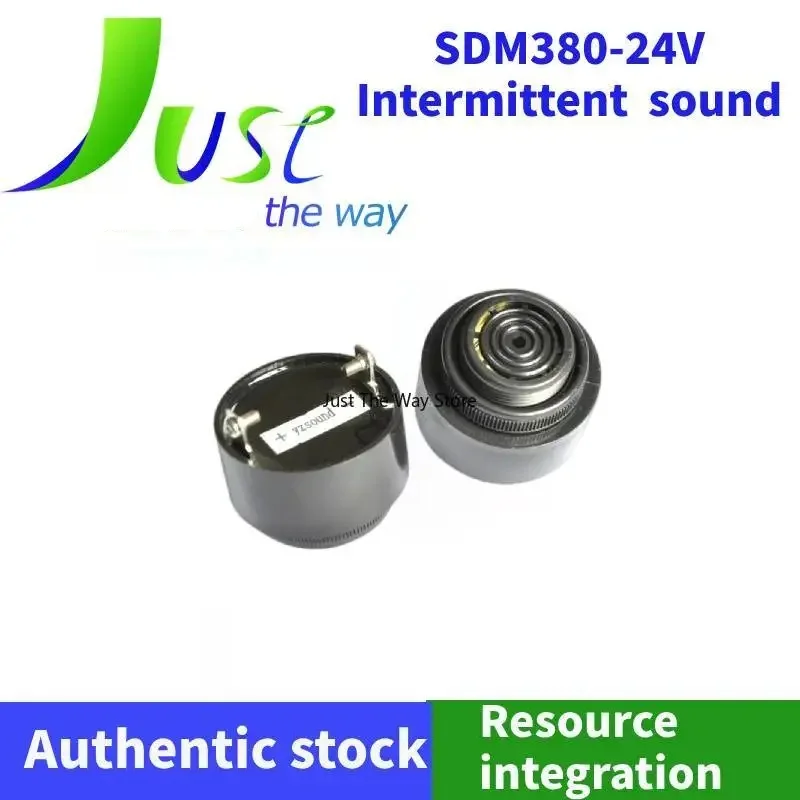 1PCS SFM380 Active Piezoelectric DC Buzzer 12V 24V 220V Long Tone Continuous Intermittent Sound 4310 for Electronics