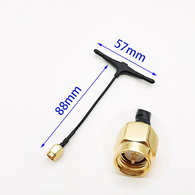 FPV traverse aircraft ELRS receiver high-frequency head T-type custom antenna SMA long model 915MHZ 2.4G