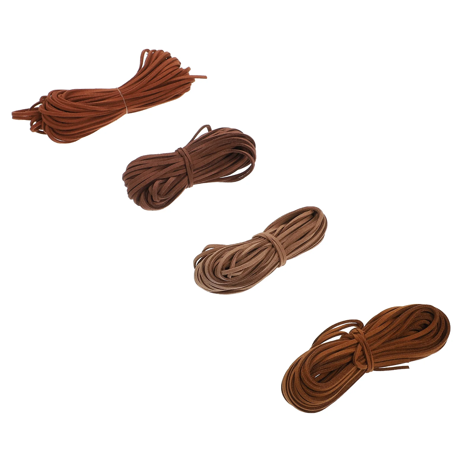 

4pcs Velvet Beading Cord DIY Jewelry Making Braided Rope Woven Bracelet Craft Long Cords Freely Cutting Necklace Gadgets