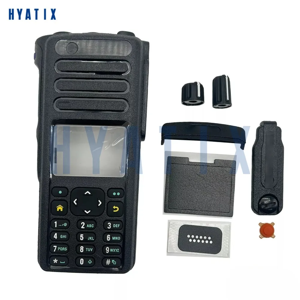 Front Housing Cover Case Kit with Full-keypad Knob Dust Cover for Motorola APX900 Walkie-talkies Two Way Radio Accessories