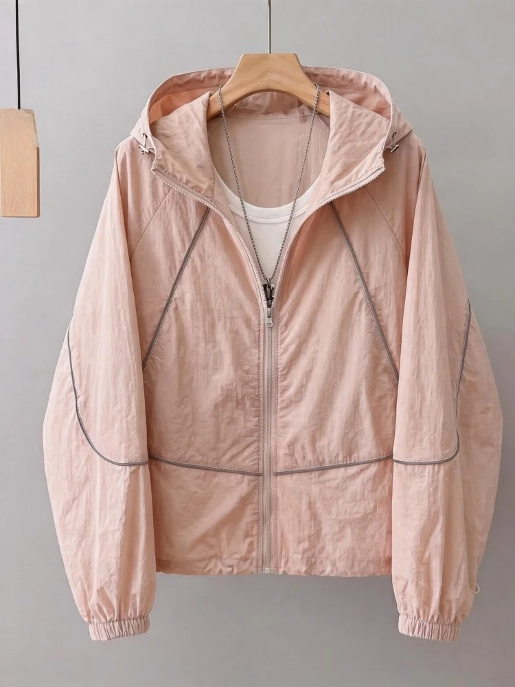 

Women's Breathable Lightweight Loose Sun Protection Jacket Summer Thin Outerwear 2026 New Style Air Conditioning Cardigan