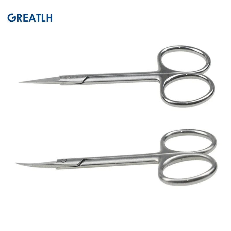 Two Type Choices Straight Curved Tissue Scissors Medical Scissors Autoclavable Stainless Steel Scissors 1pcs