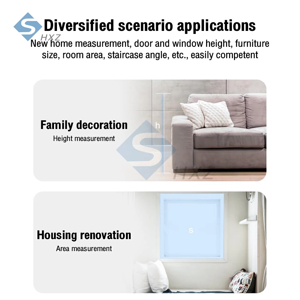 Sndway เครื่องวัดเมตรเลเซอร์ขนาดเล็กแบบชาร์จไฟได้วัดระยะ0.05-30เมตรไม้บรรทัดวัดรูเล็ตอิเล็กทรอนิกส์เครื่องทดสอบสายวัด