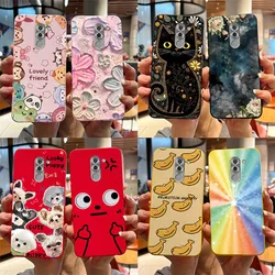 Silicon Phone Cases For Huawei GR5 2017 Mate 9 lite Honor 6X Cute Cat Cartoon Puppy Dog Ultra Thin Slim Shockproof Cover Case