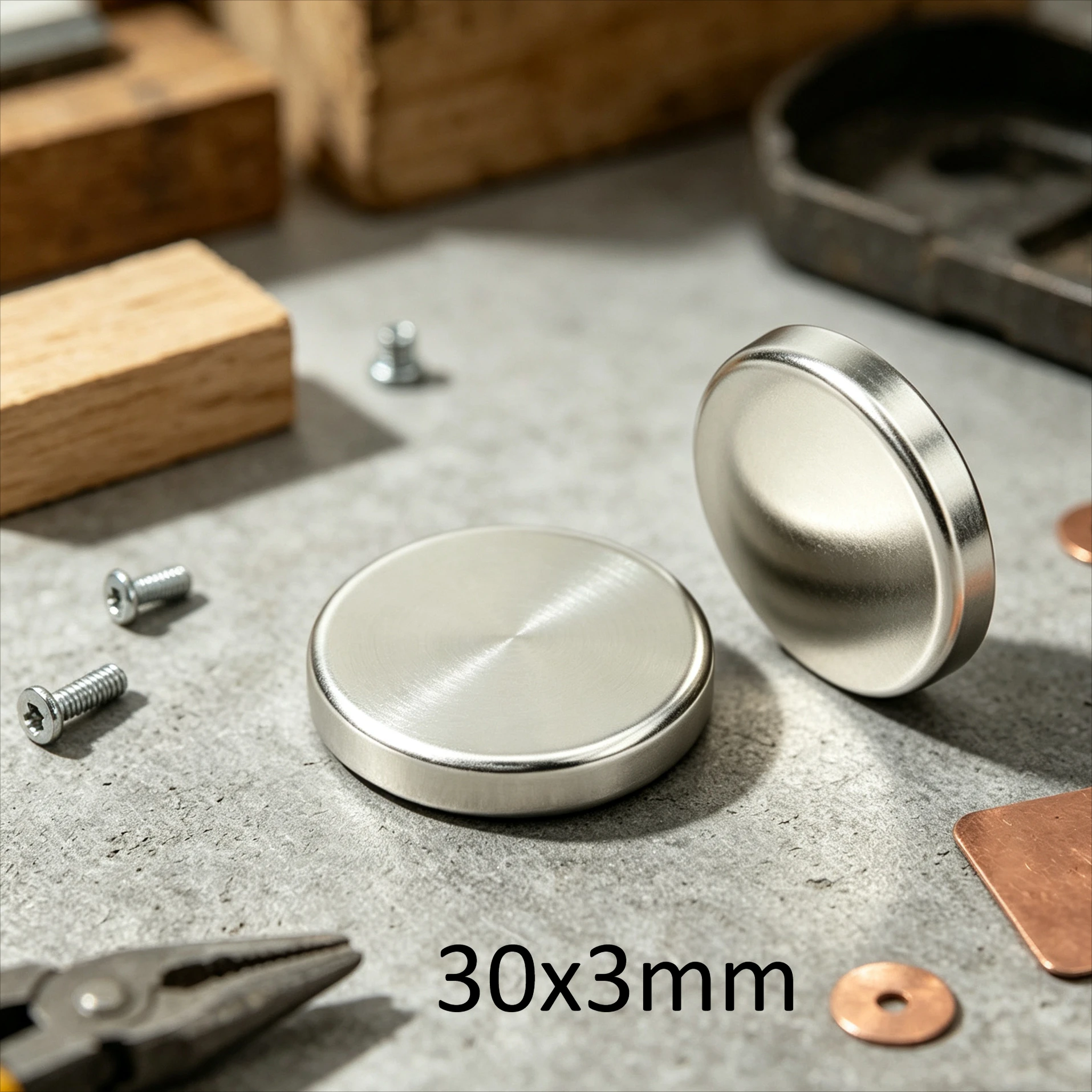 30x3mm Powerful NdFeB Round Disc Magnet Super Strong Neodymium Magnet For DIY Handmade Home Decor Crafts