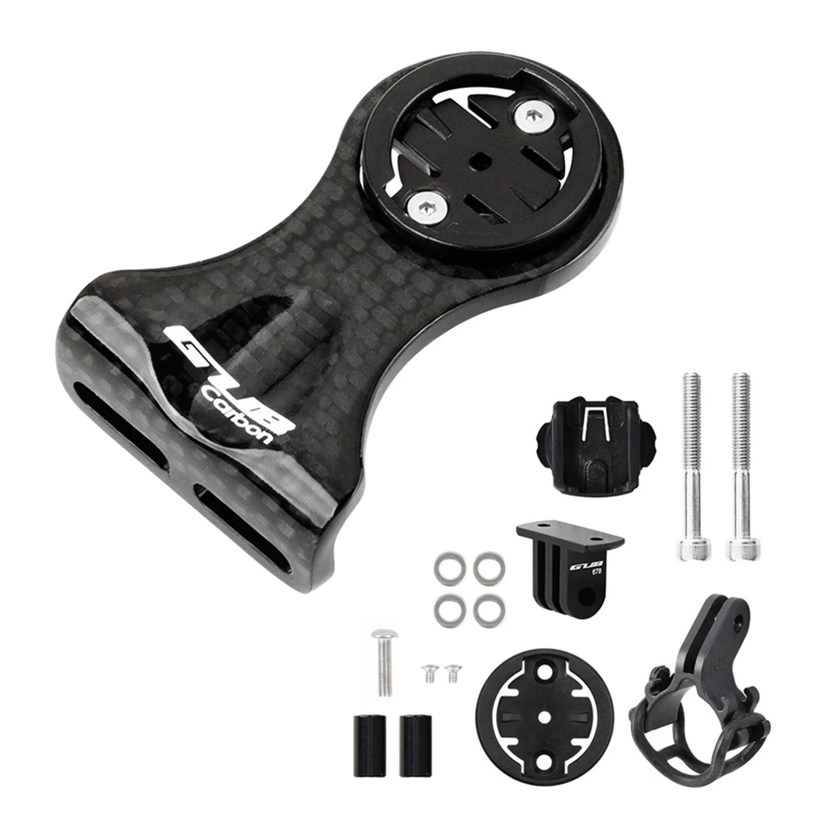 GUB-3K Carbono Suporte Do Computador De Bicicleta, Guiador De Bicicleta, Suporte De Mesa, Estrada Stem Mount, Segure Para Garmin, CATEYE, Bryton, MTB