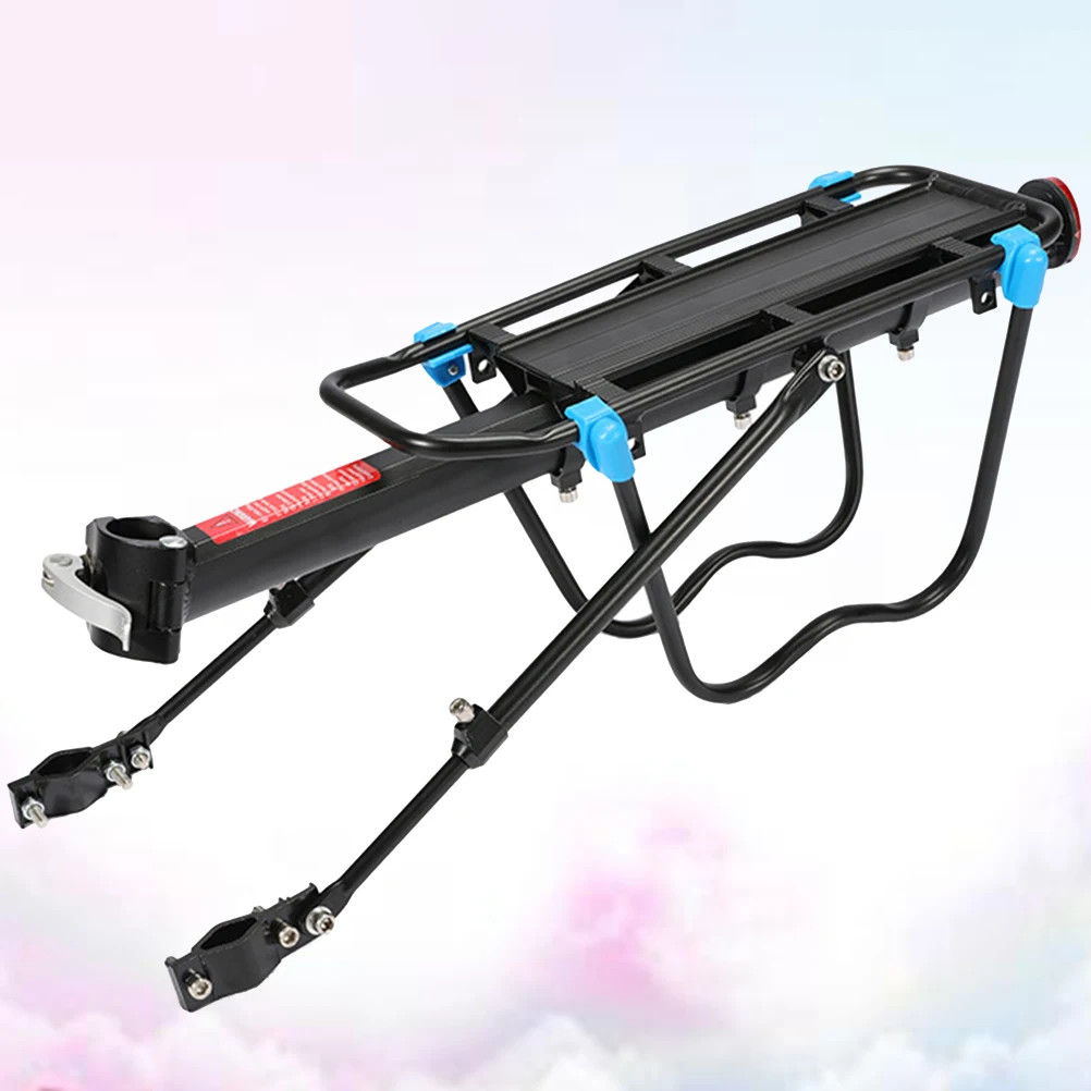 

Bike Rear Shelf Carrier Rack Luggage Mountain Cargo Durable Lightweight Compact Suitable Most Bikes Road Mountain Practical Use