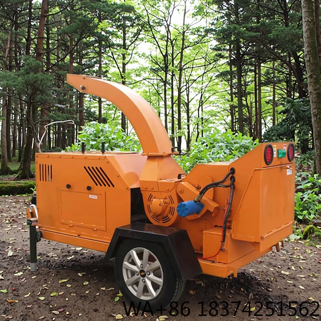 Hot Sale High Quality Branch Shredder Wood Chipper Electric Max Power Chinese Mobile Wood Chipper for Industrial